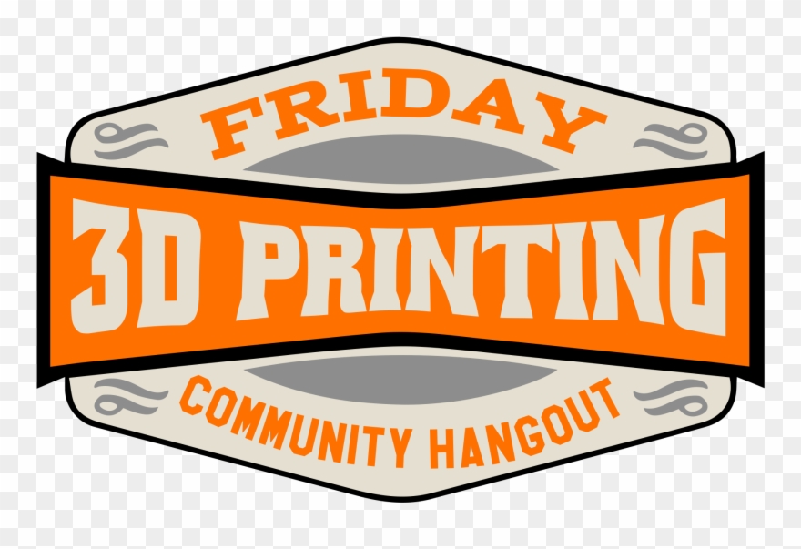 Friday 3d Printing Community Hangout - 3d Printing Clipart