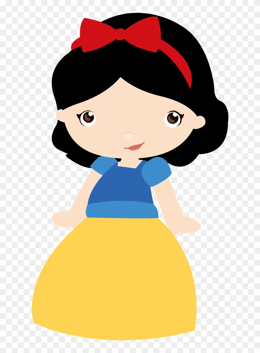Snow White Clip Art - Branca De Neve Cute Png Transparent Png