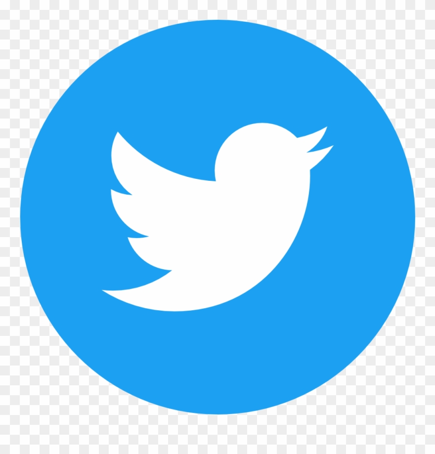 Follow Us On Twitter - Twitter Button Image Png Clipart