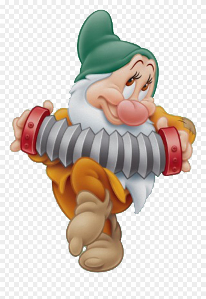 Snow White, Prince, And Dwarfs Clipart - Bashful Seven Dwarfs Png Transparent Png