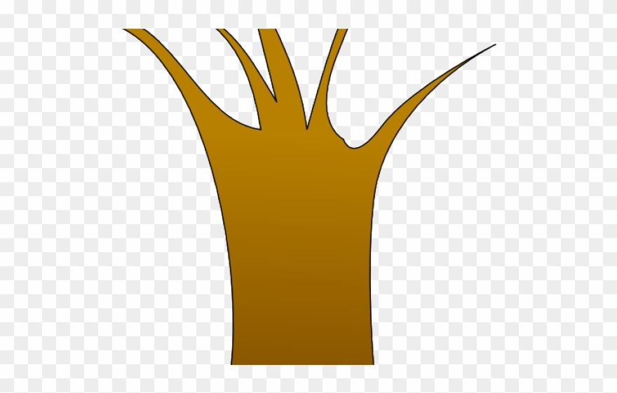 Roots Clipart Tall Tree Stump - Clip Art - Png Download