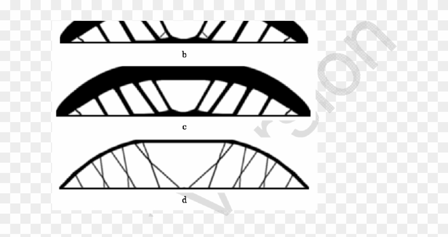 The Results Of Two-dimensional Bridge Example - Line Art Clipart