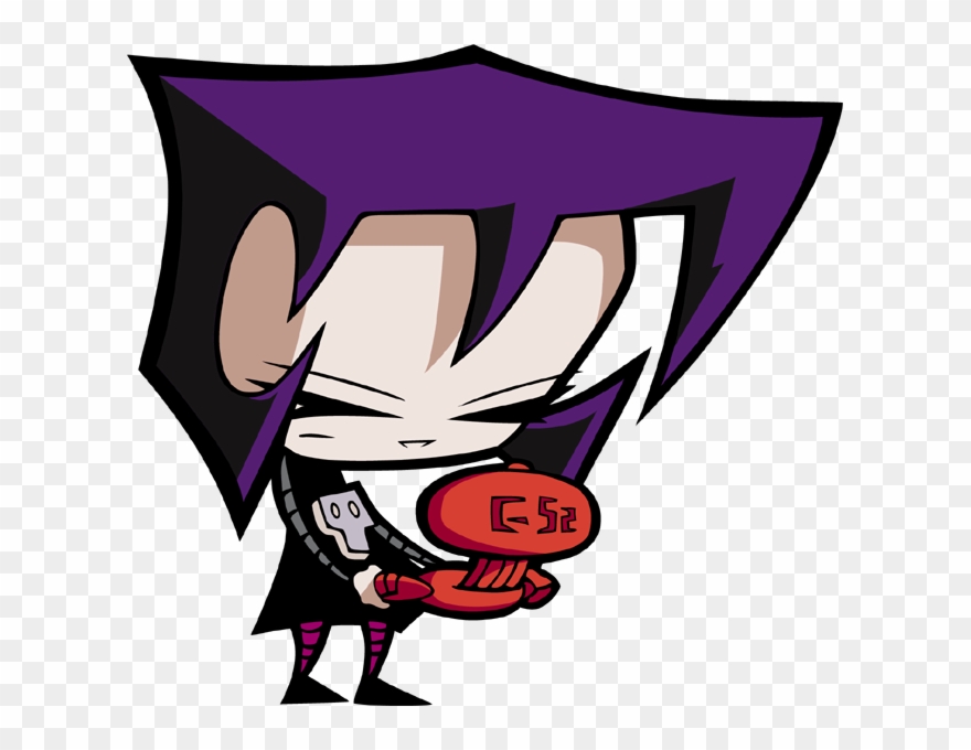 Gaz - Invader Zim Dib Sister Clipart