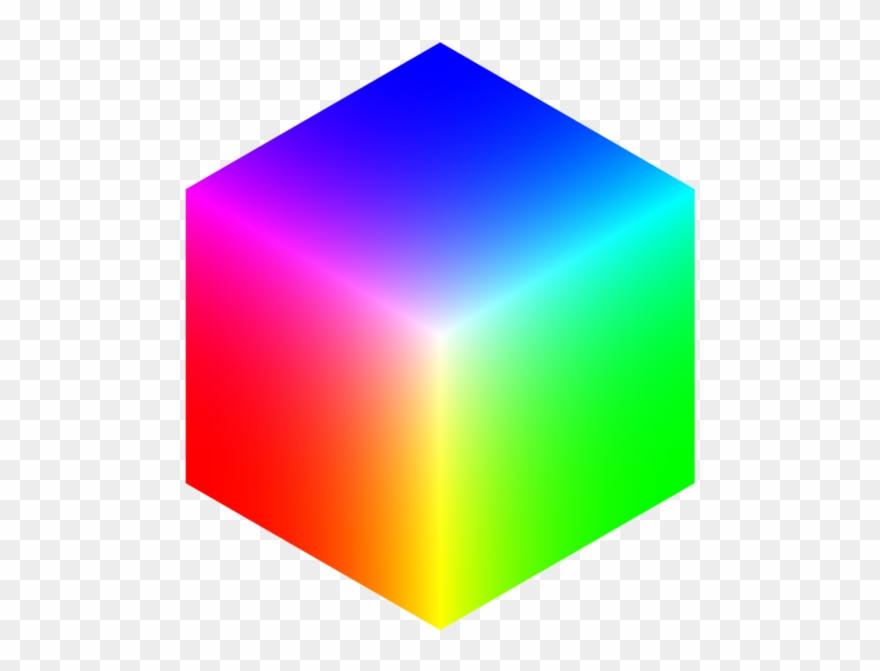 Higher Dimensions - Color Cube Clipart