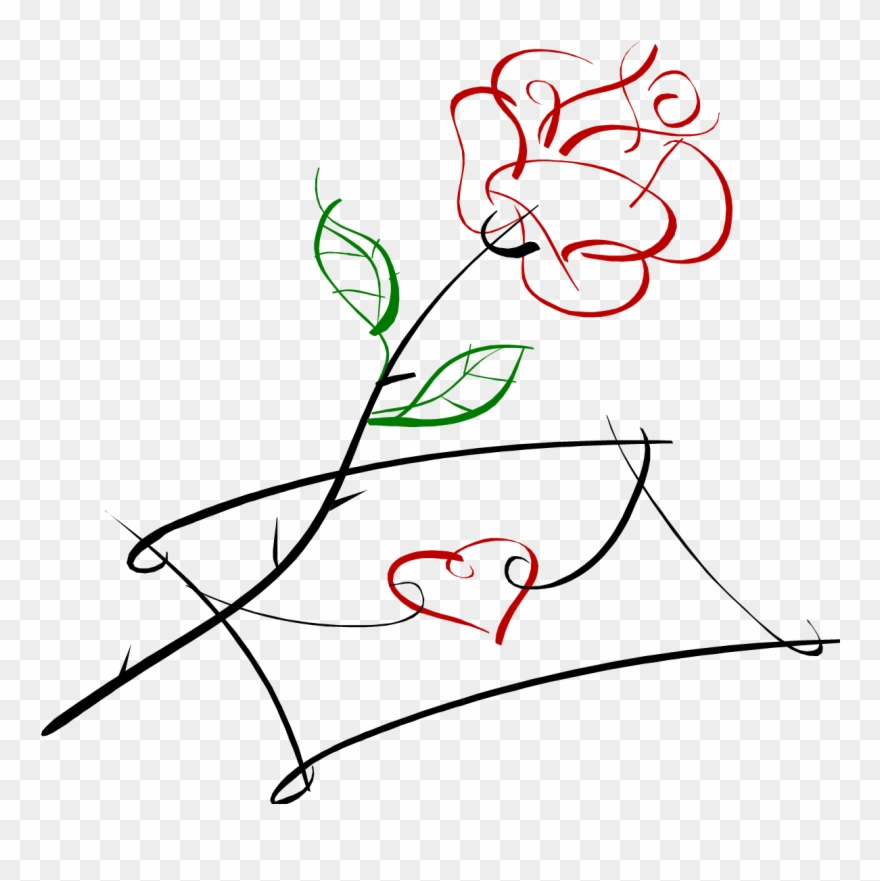 Rose , The Flower Of Love, Must Be Also Linked To Aphrodite - 00355791.png Shower Curtain Clipart