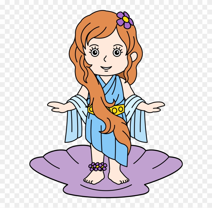 Aphrodite - Cartoon Clipart
