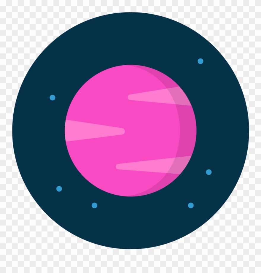 Venus Icon Vector Free Download - Circle Clipart