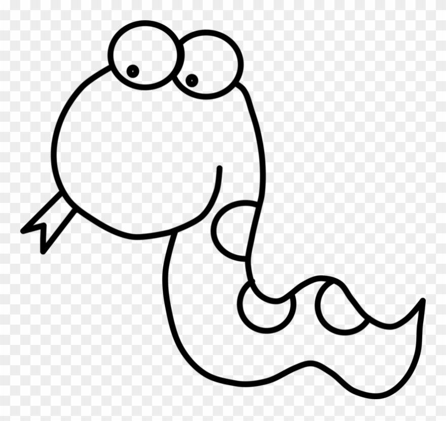 Burmese Python Drawing Snakes Ball Python - Cute Python Cartoon Drawing Clipart