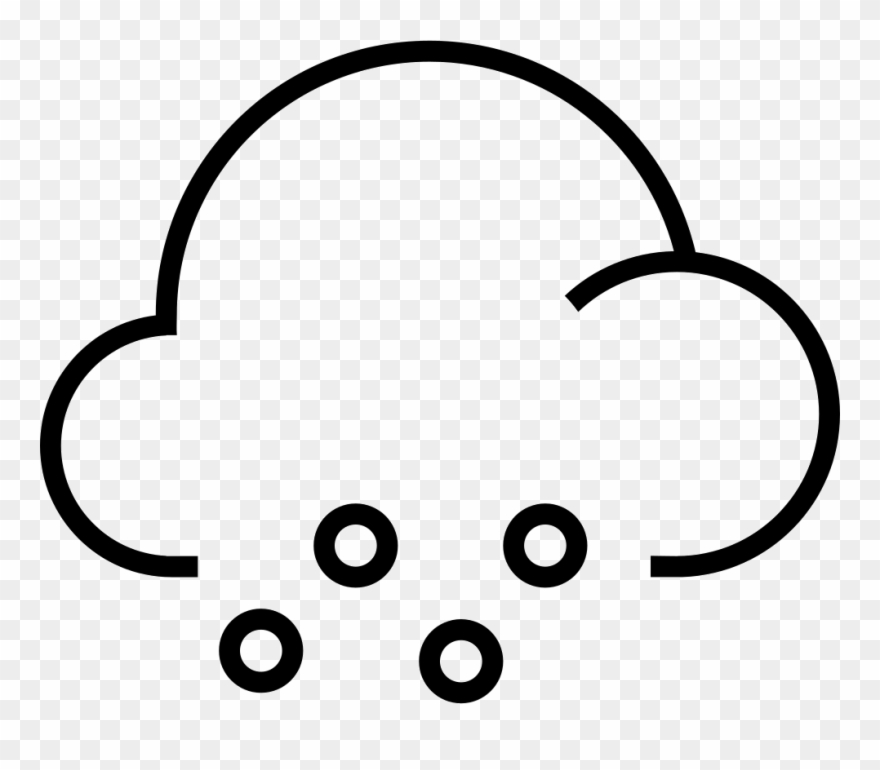 Clip Art Transprent Png Black And White - Hail Transparent Png