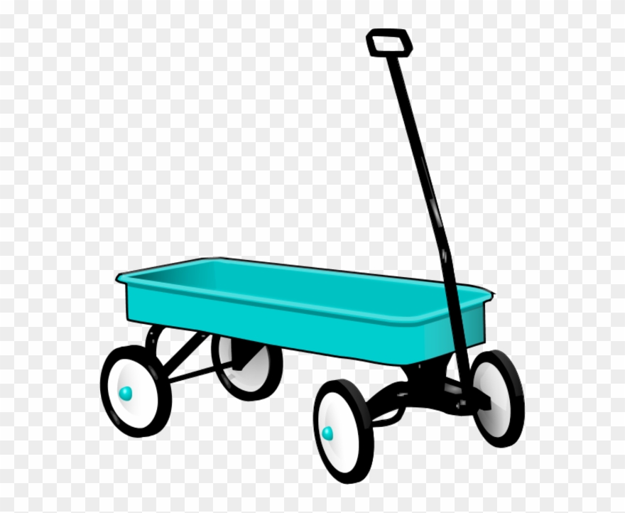 Radio Flyer Wagon Clip Art - Red Wagon - Png Download