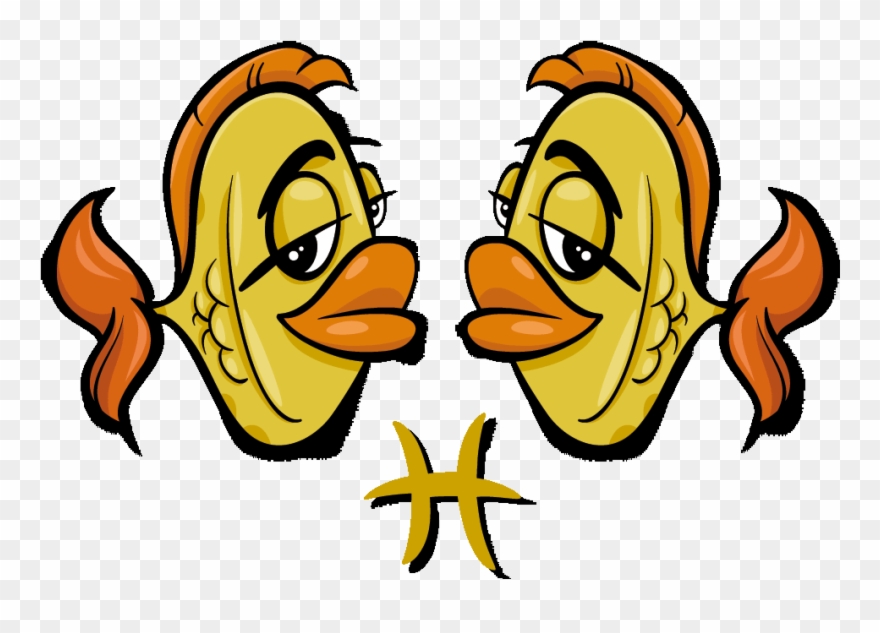 Pisces Compatibility - Fisch Sternzeichen Clipart