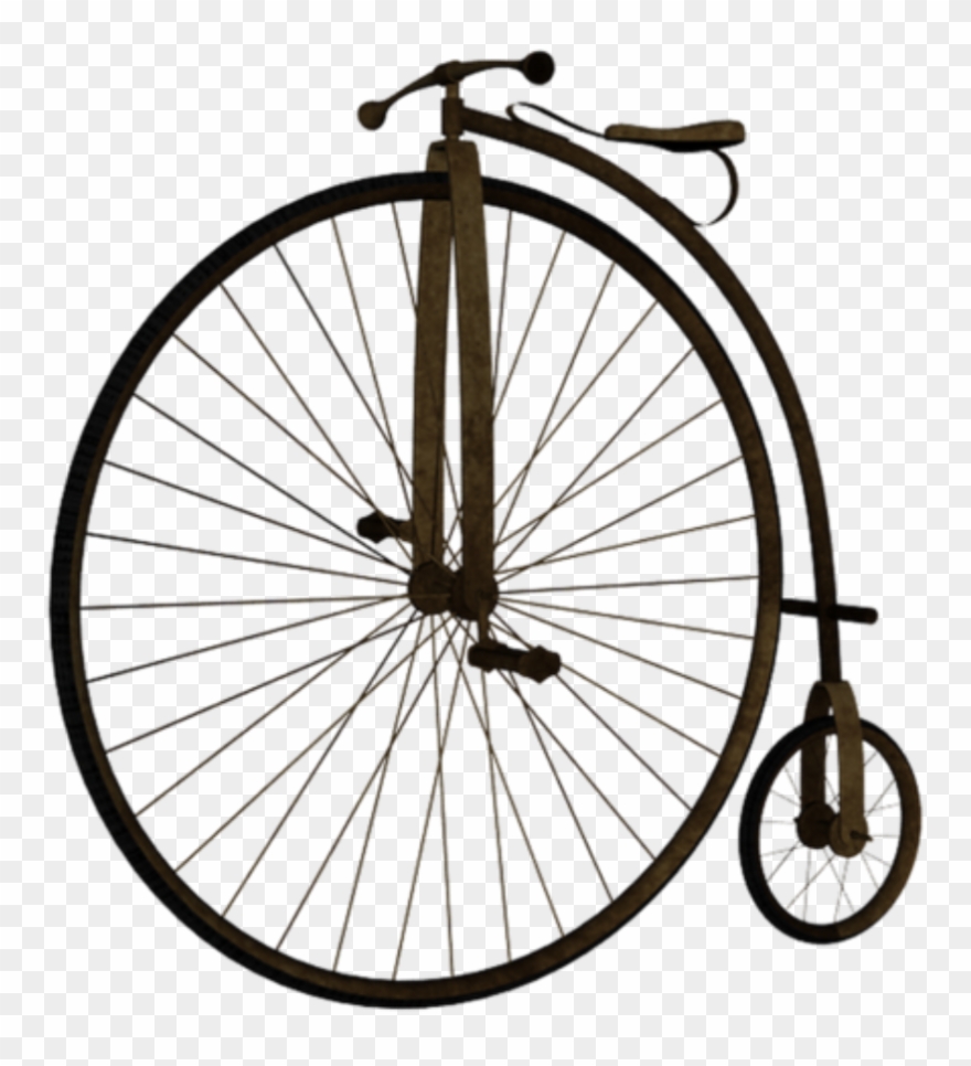Clipart Library Library Old Retro Vintage Bicycle Steampunkfreetoedit - Kolo Napletené Nexelo Zadní 559x19 Disc Černé - Png Download