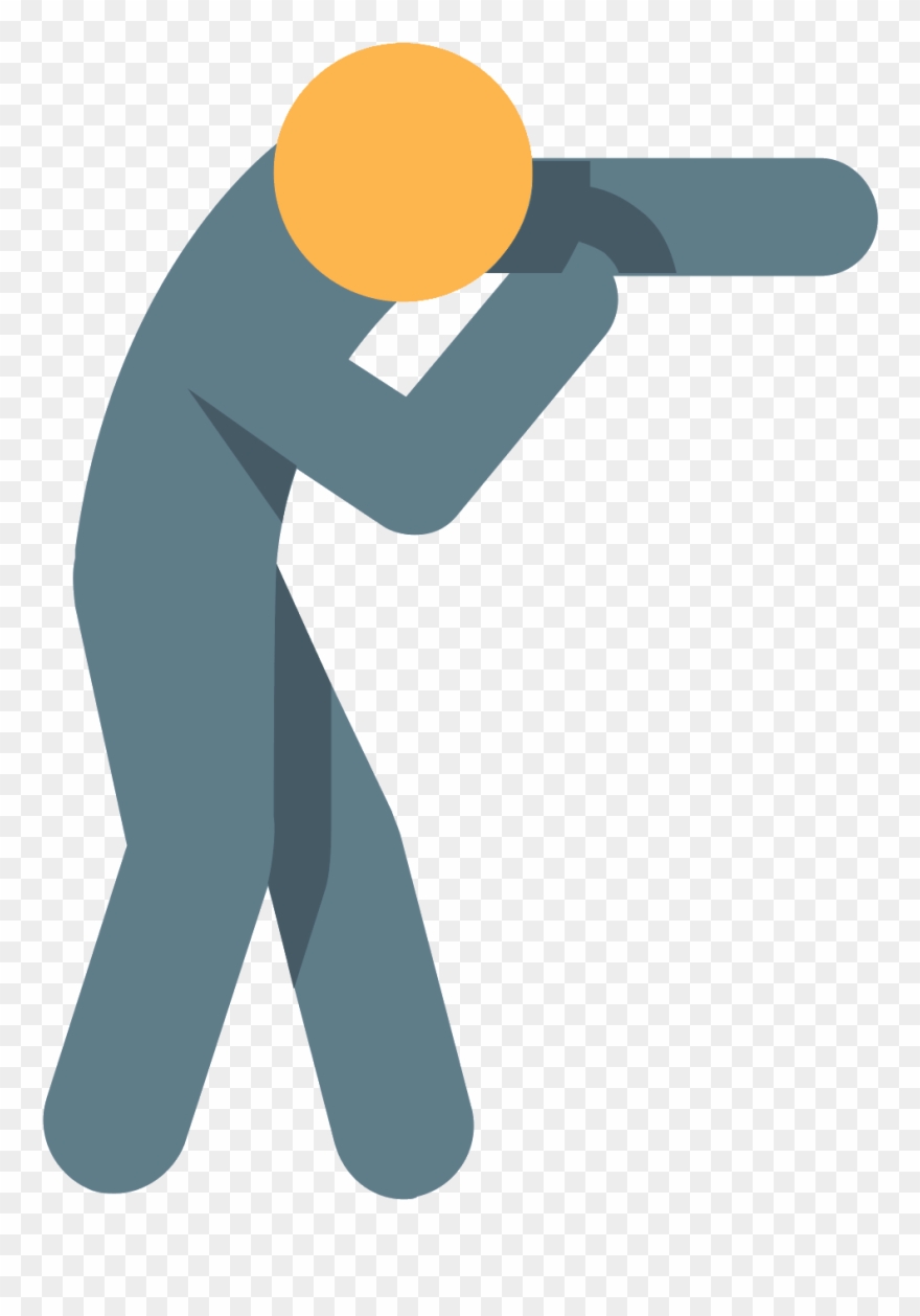 The Icon Is A Simplified Depiction Of A Humanoid Figure, - Icon Clipart