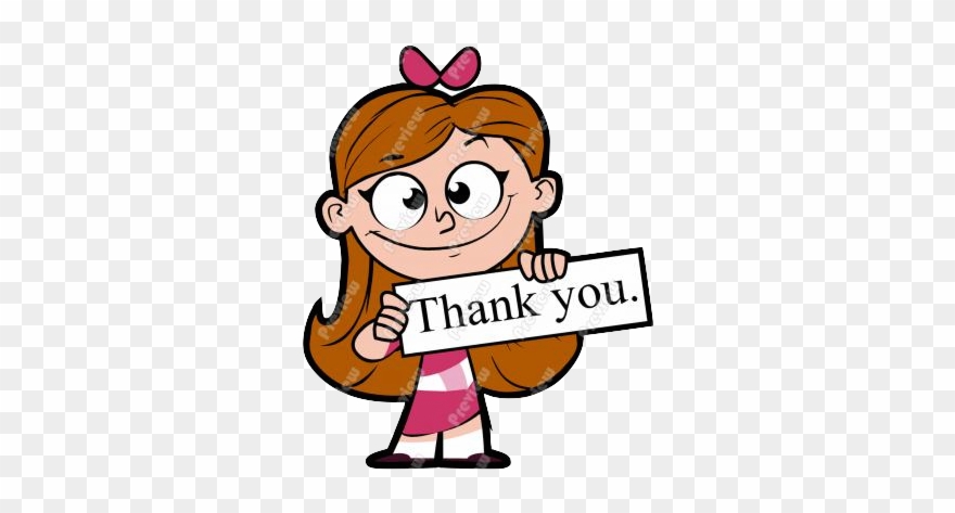 Acknowledgement - - Thank You Girl Cartoon Clipart