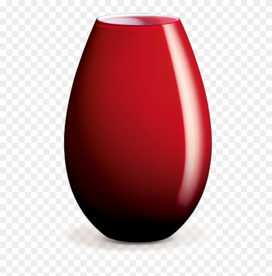 Vase Png - Holmegaard - Cocoon Vase - Height: 205 Mm, Red Clipart