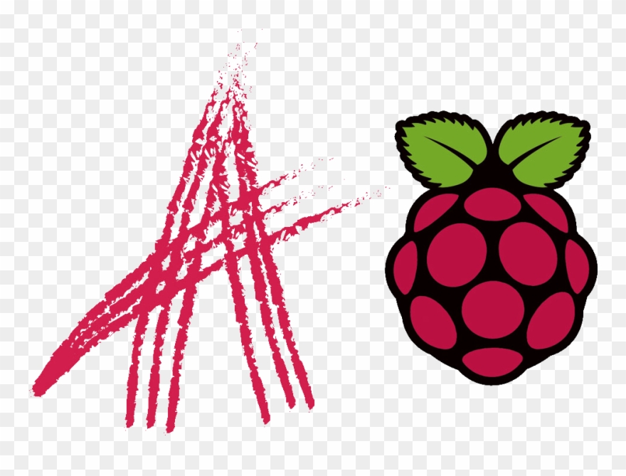 Aras A Logo With Raspberry Pi Logo - 8gb Class 10 Micro Sd Card Preloaded Clipart