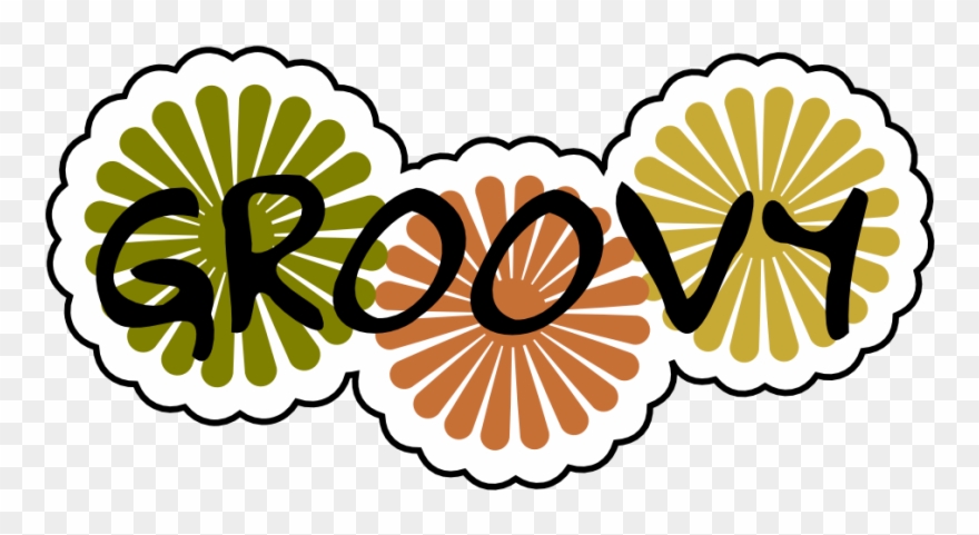 Groovy Svg - Groovy With Flowers Shower Curtain Clipart
