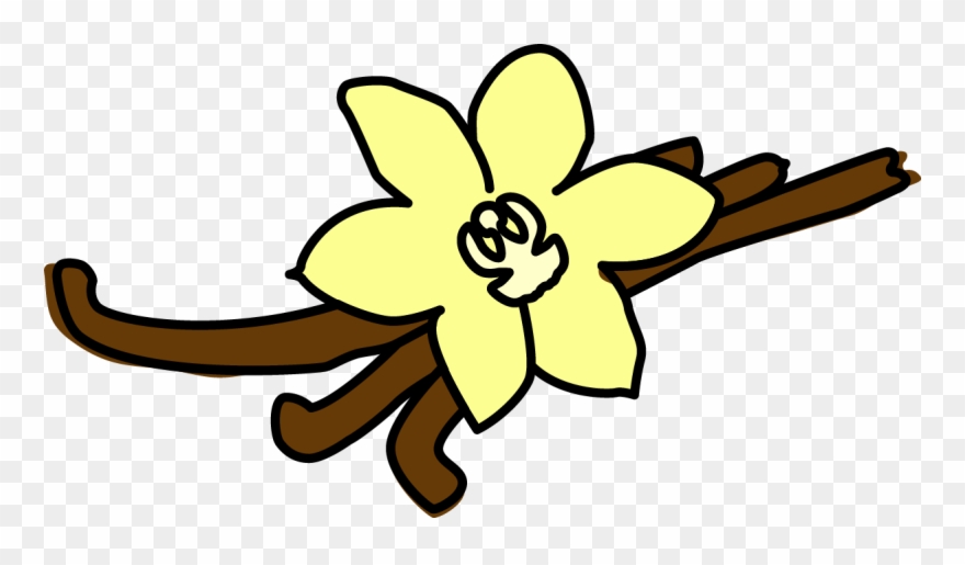 Madagascar Vanilla Ice Cream - Vanille Clipart - Png Download