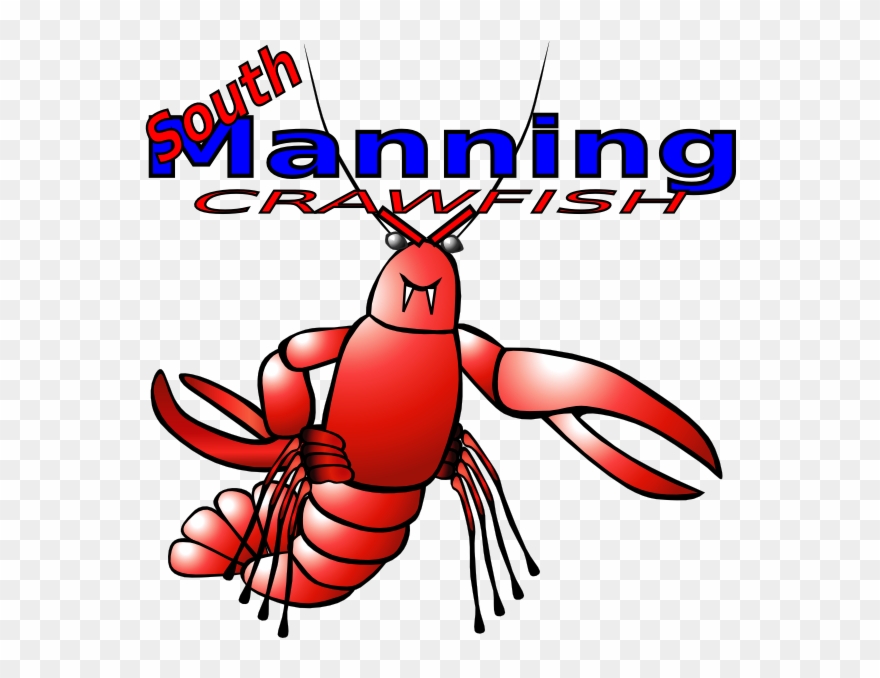 South Manning Crawfish Clip Art At Clker - Lobster Clipart Transparent - Png Download