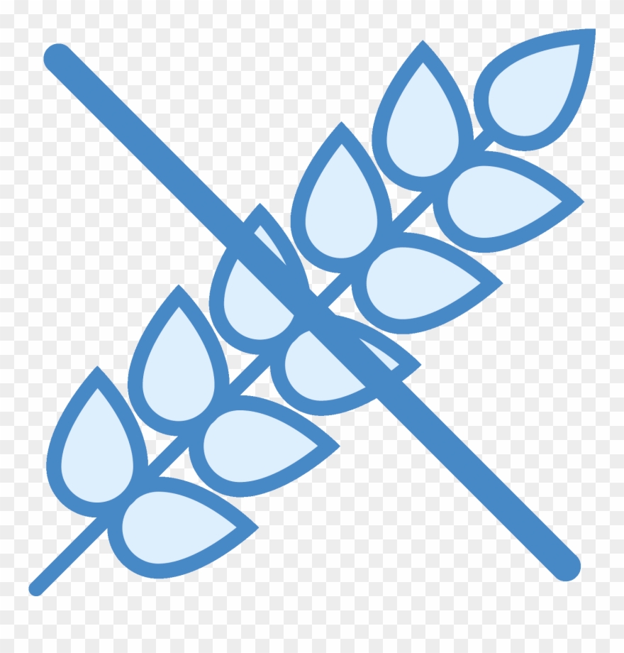 The Icon For No Gluten Uses A Stalk Of Wheat Laying - Wheat Clipart