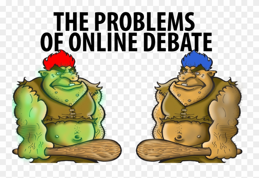 Online Debating Boromir Trolls - Debate Clipart