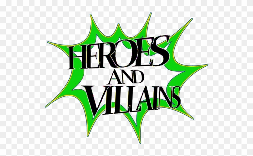 Hero S And Villains One Stop Heros - Heroes And Villains Clipart - Png Download