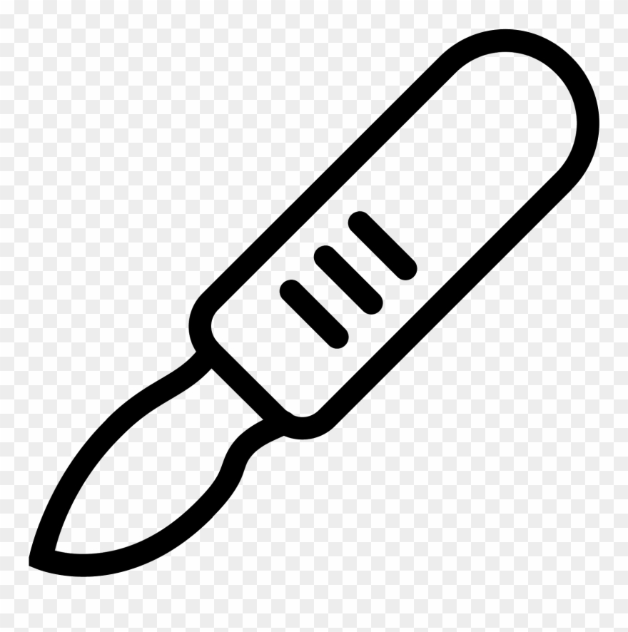 A Surgeon's Scalple Used For Accurate Incisions - Icon Clipart