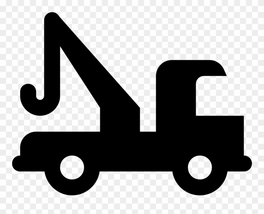 Illegally Parked Vehicles - Tow Truck Clipart