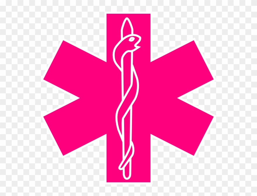 Pink Star Of Life Clip - Ems Logo Hd Png Transparent Png