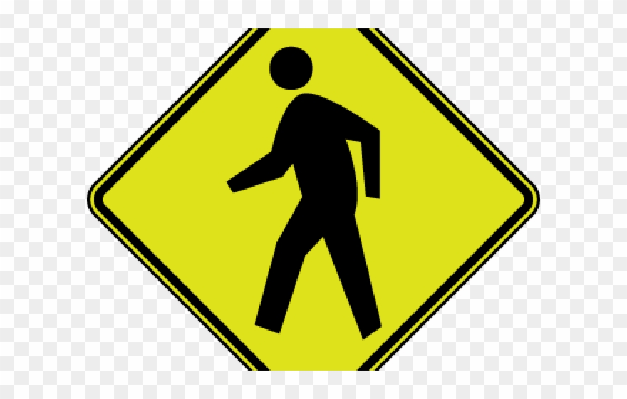 Pedestrian Crossing Sign Clipart