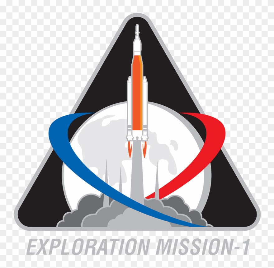 Nasa Deep Space Exploration Systems Look Ahead To Action-packed - Nasa Exploration Mission 1 Patch Clipart