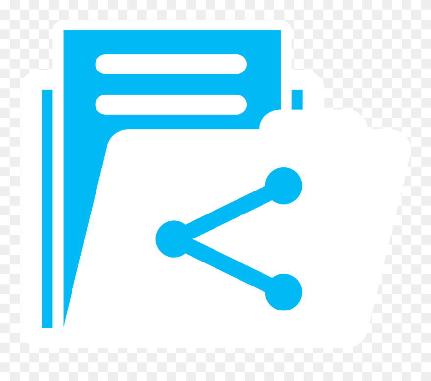 Documents Sharing Plugin - Vector Clipart