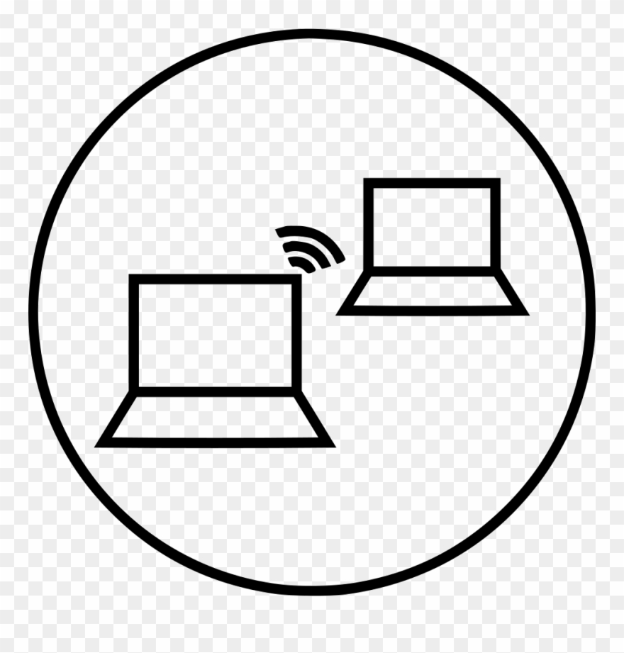 Computers Internet Laptop Sharing Wireless Comments - Doll Clipart