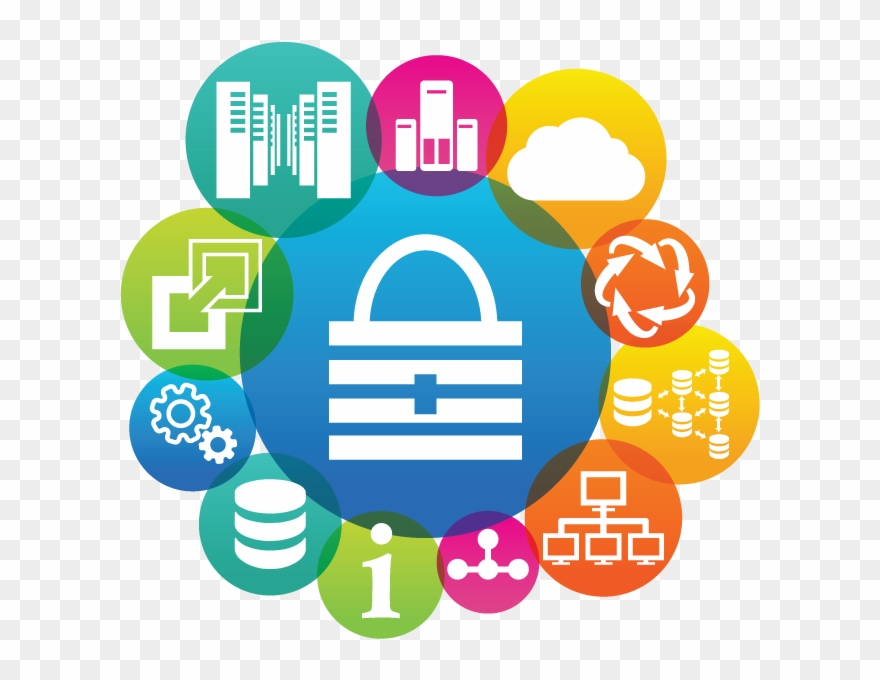 Cloud Computing Security Clipart