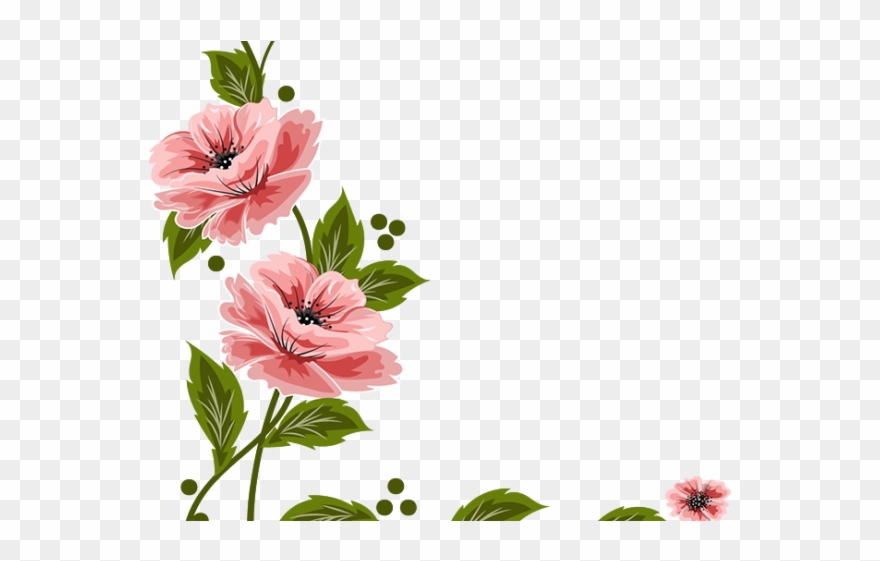 Vintage Flower Clipart Flower Painting - Flower In Png File Transparent Png