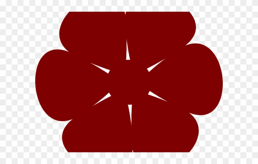 Red Flower Clipart Flower Part - Flowers Clipart Color - Png Download