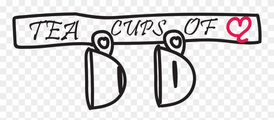 Sharing A Cup Of Tea With Someone You Love - Acorn Sales - Large Late Rubber Stamp Clipart