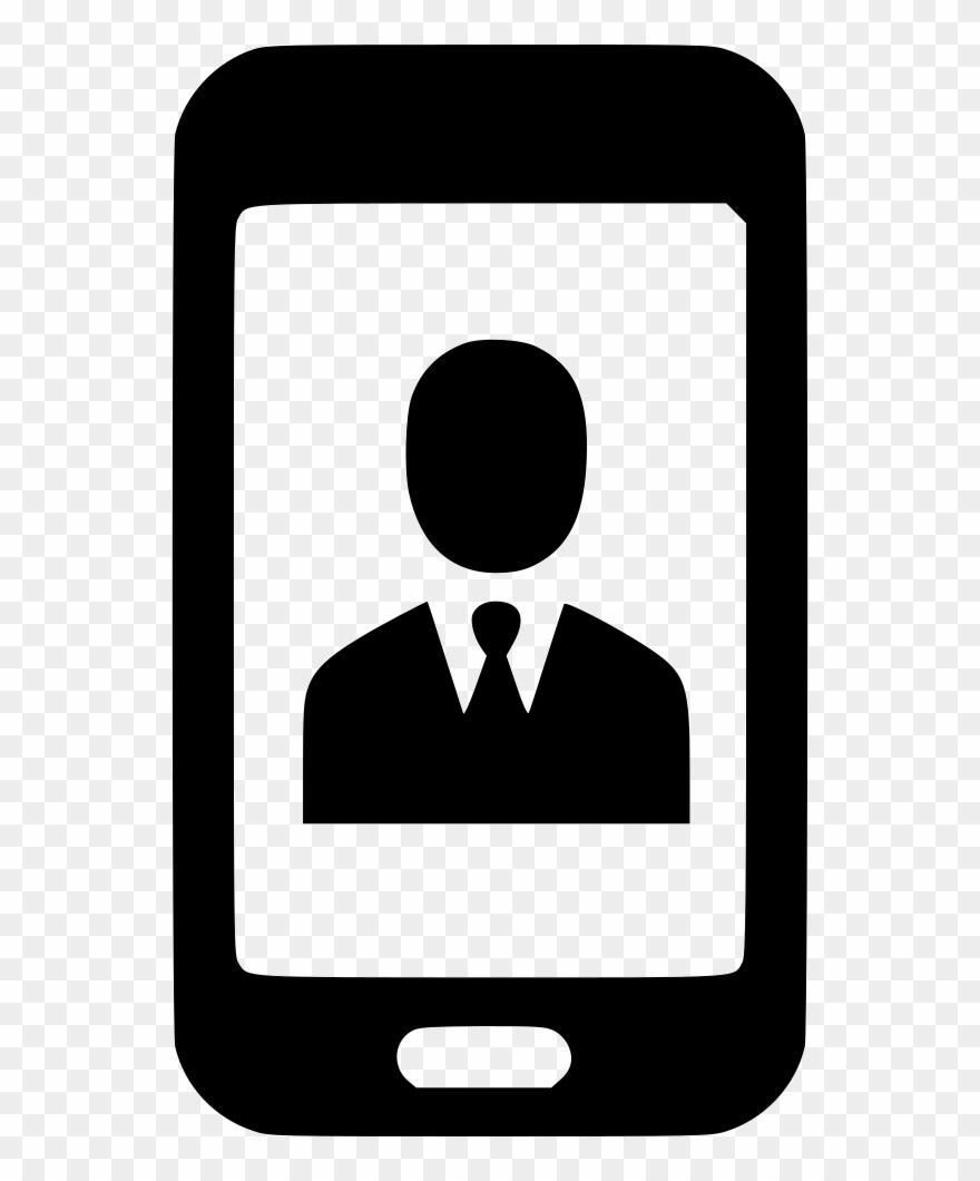 Phone Call Man Smartphone Clipart
