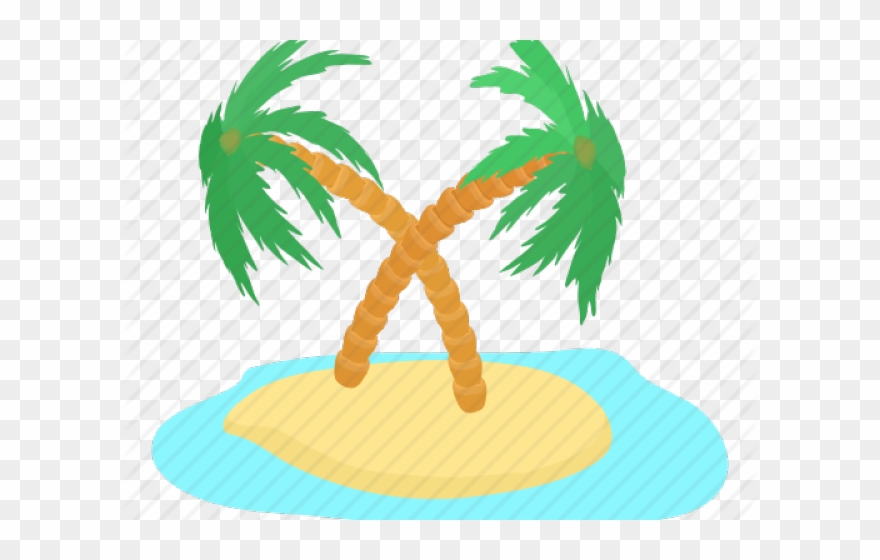 Tropics Clipart Sunny Island - Miami Cartoon - Png Download