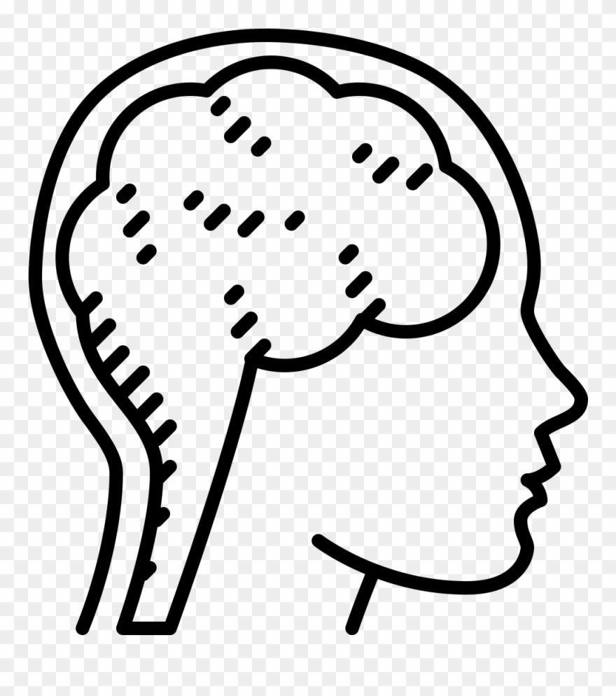 Ideabot Brain - Line Art Clipart