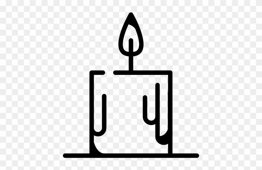 Candle By Birdie Brain From Noun Project - Rubber Stamping Clipart