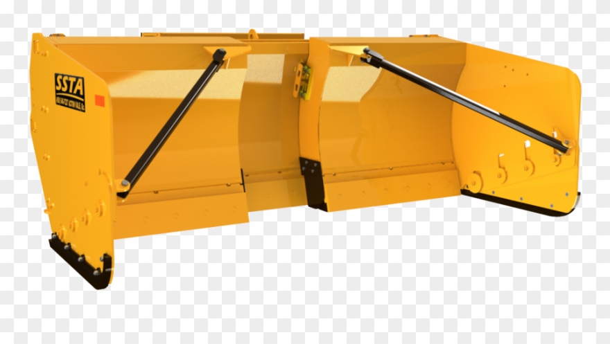 Cl 10-17 Plow Floating Beam Fixed Snow Wings - Construction Equipment Clipart