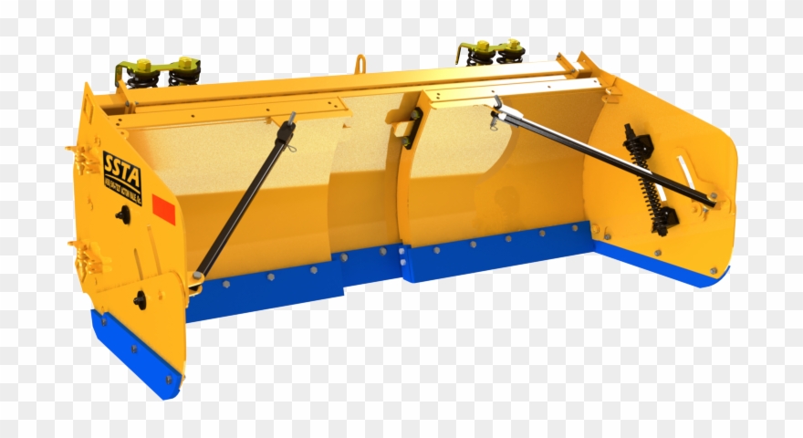 Front Plow T 6 10 Hydraulic Angle Hinged Snow Wings - Vehicle Clipart