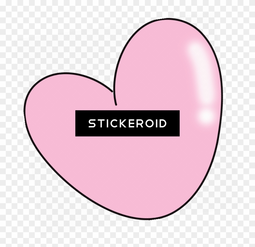 Large Smoke Cloud - Heart Clipart