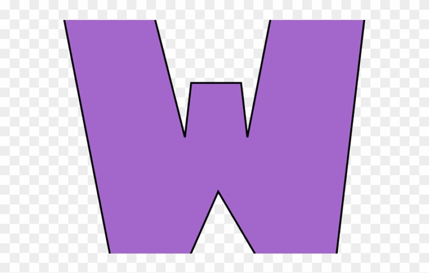 Alphabet Letter Clipart - Clipart Letter W - Png Download