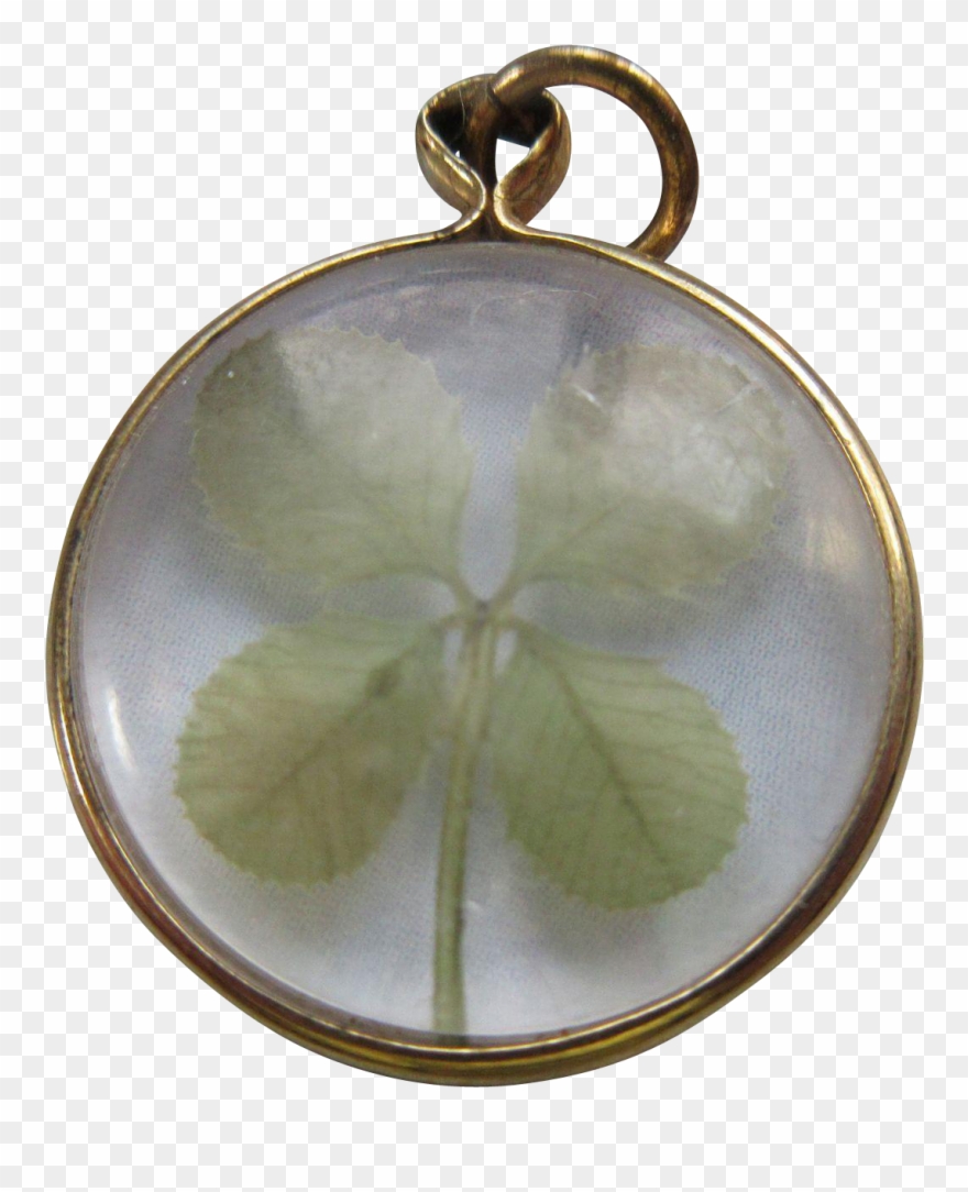 Vintage Four Leaf Clover Charm Www - Locket Clipart