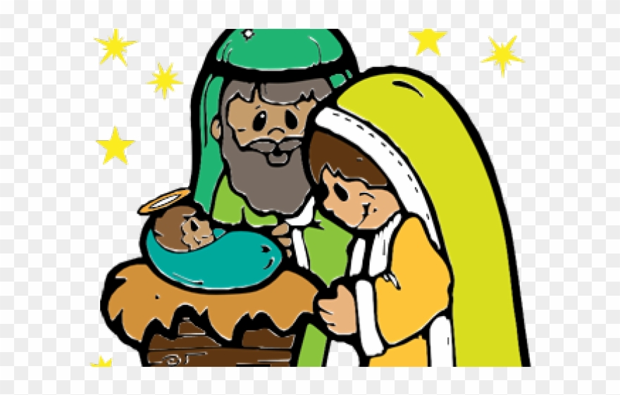 Baby Jesus Clipart - Xmas Baby Jesus Clipart - Png Download
