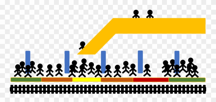 Current Situation Of Uneven Platform Crowding Causes Clipart