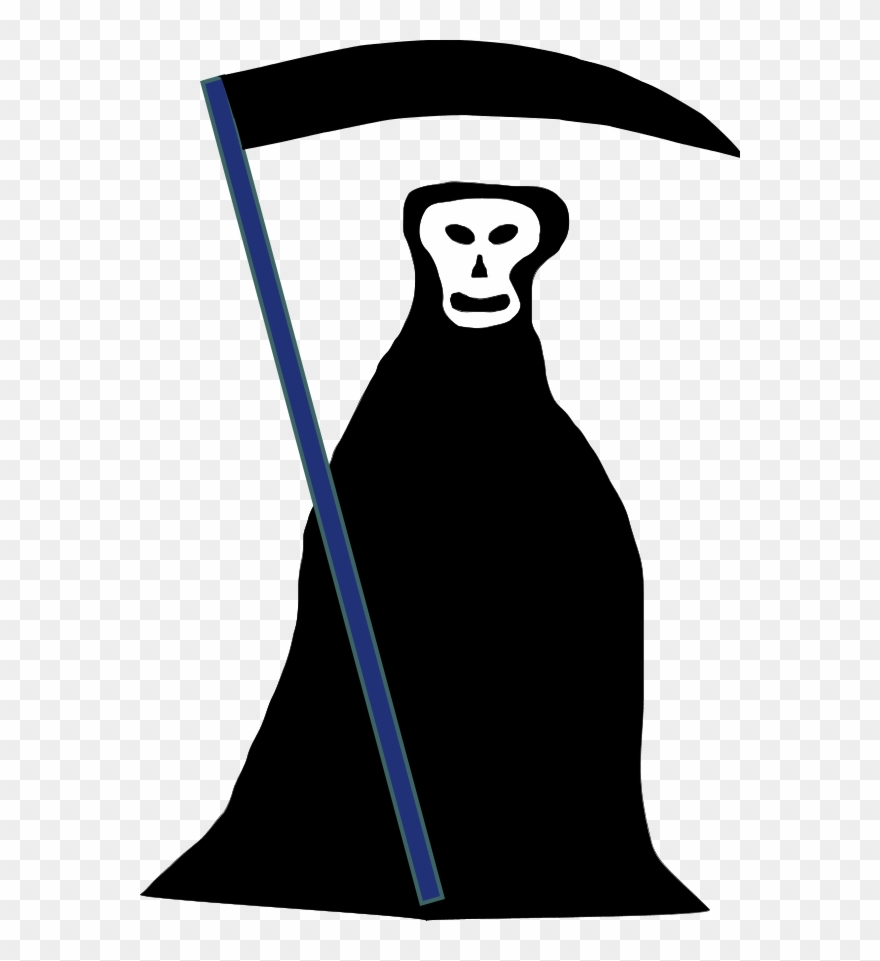 Scary Masked Man - Death Clipart Png Transparent Png