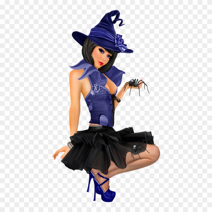 Halloween Nő Karakter - Vi Nina Clipart